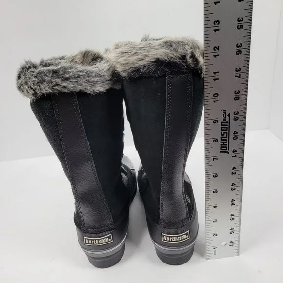 Northside Katsura Womens Insulated Waterproof 3M Black Snow Boots US Size 10 NWT - Picture 12 of 12